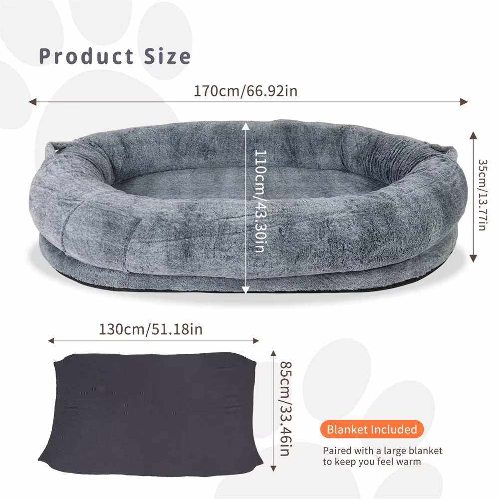 Human Size Dog Bed